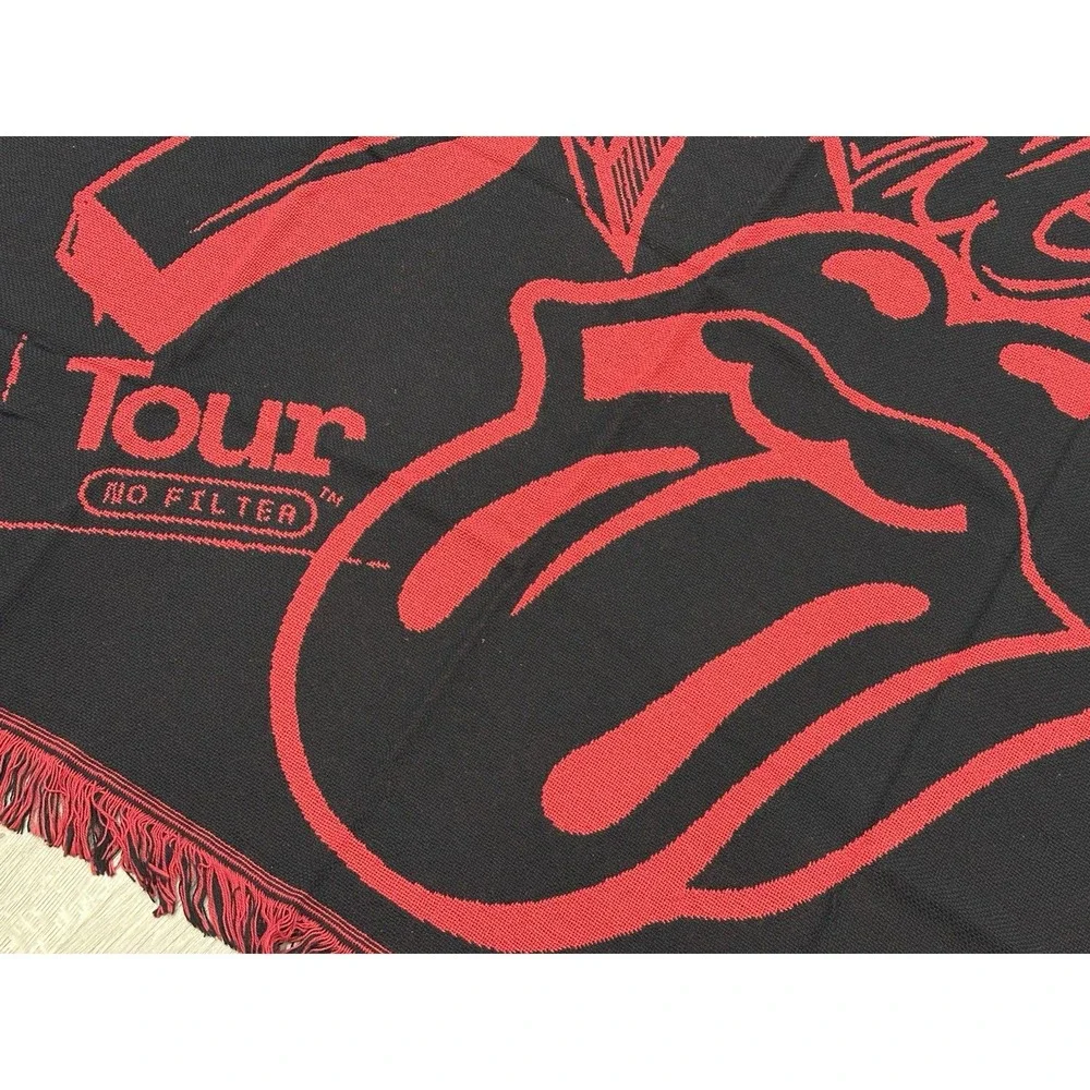 NEW Rolling Stones No Filter Tour 2021 Concert VIP Merch Throw Blanket 48